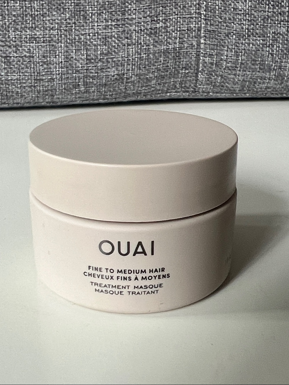 OUAI Treatment Masque - Cream Beige Jar